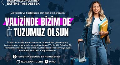 Marmaraereğlisi Belediyesi’nden Üniversiteli Genç Kızlara Destek