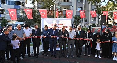Şehit Bekçi Fırat Doğan Parkı törenle açıldı