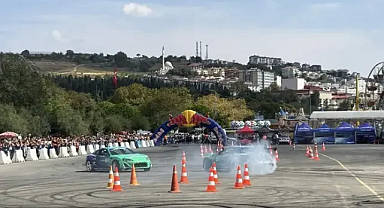 Tekirdağ Fest etkinliğinde drift gösterisi