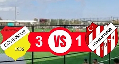 Ahmetbey Güvenspor, Büyükmandıra Hürriyetspor'u 3-1 Yendi