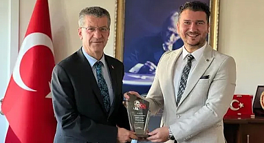 Babaeski Belediye Başkanı Dr. Fırat Yayla'dan Kaymakam Tamer Orhan'a Ziyaret