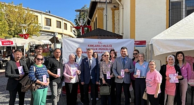 Babaeski'de Meme Kanseri Farkındalık Ayı Kapsamında Etkinlik Düzenlendi