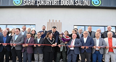 CANDAN BAŞKAN ÇUKURYURT DÜĞÜN SALONU AÇILIŞINDA YÜREKLERE SESLENDİ