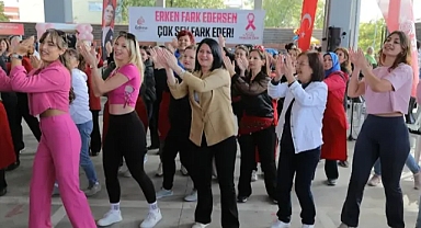 Edirne'de Meme Kanseri Farkındalık Ayı Etkinliği: “Erken Fark Edersen, Çok Şey Fark Eder”