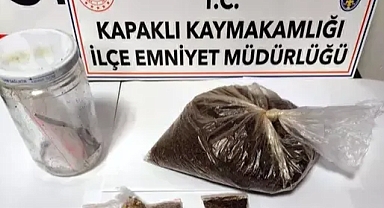 Kapaklı'da uyuşturucu ticareti yapan şüpheli tutuklandı