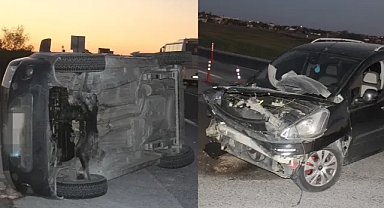 Kırklareli Kızılcıkdere Kavşağında Trafik Kazası: 2 Araç Çarpıştı
