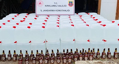 Kırklareli’nde 3360 Litre Etil Alkol Ele Geçirildi