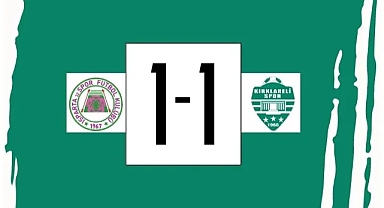 Kırklarelispor, Son Dakika Golüyle 1-1 Beraber Kaldı