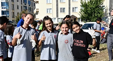 Lüleburgaz'da Ortaokul Öğrencileri 