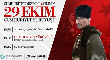 Süleymanpaşa Cumhuriyet Yürüyüşünde buluşacak