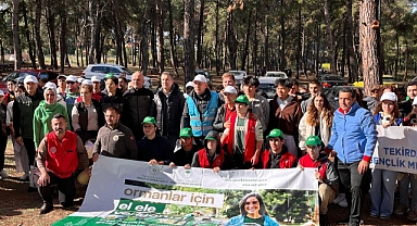 Tekirdağ NKÜ Atatürk Kent Ormanı’nda “Ormanlar İçin El Ele” Etkinliği Gerçekleşti