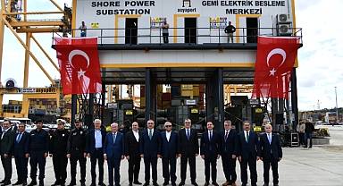Türkiye’nin İlk, Avrupa’nın 3. Yüksek Gerilim İle Gemi Elektrik Besleme Tesisi’ni Devreye Alma Töreni Düzenlendi