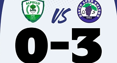 Üsküpspor'dan Lige İyi Başlangıç; Alpulluspor'u 3-0 Geçti