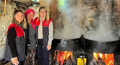 Vize'de Geleneksel Şeker Pancarı Pekmezi Yapımı Devam Ediyor