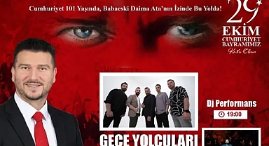 Babaeski'de Cumhuriyet'in 101. Yılı Coşkusu Konserle Devam Edecek