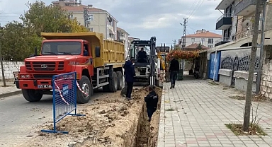 Babaeski'de İçme Suyu Hattı Yenileme Çalışmaları Tüm Hızıyla Devam Ediyor