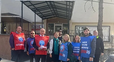 Eğitim-İş'ten Vize'de Mobbinge Karşı Destek Açıklaması