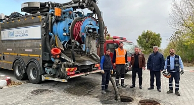 Evrensekiz'de Yağmur ve Atık Su Hatları Temizlendi