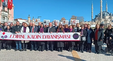 Kadınların Hakları İçin Edirne'de Dinmeyen Artarak Devam Eden Kararlı Mücadele!