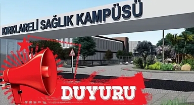 Kırklareli'de İl Sağlık Müdürlüğünden Geçici İş İstihdamı Fırsatı!