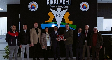 Kırklareli Defterdarı Doğan Adıgüzel'den Kırklareli TSO'ya Anlamlı Ziyaret