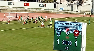 Kırklarelispor Sahasında 24 Erzincanspor ile 1-1 Berabere Kaldı
