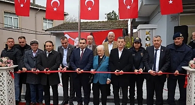 Kömürköy'de Atatürk Büstü ve Muhtarlık Binası Hizmete Açıldı