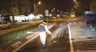 Lüleburgaz’da Buzlanmaya Karşı Yoğun Mücadele!