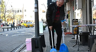 Lüleburgaz'da Çevreye Duyarlı Esnaf: “İzmarit Savaşçısı” Ayhan Karabıyık