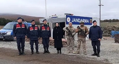 Pınarhisar Kaymakamı Rabia Çanakcıoğlu'ndan Jandarma Kontrol Noktasına Ziyaret