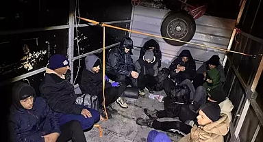 Tekirdağ'da 28 kaçak göçmen, 4 organizatör yakalandı