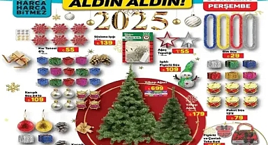 A101'de Yılbaşı Heyecanı! Sadece 699 TL'ye Işıklı Yılbaşı Ağacı ve Daha Fazlası 5 Aralık'ta Satışta!