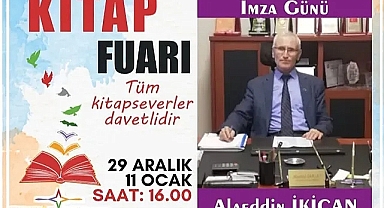 Alaeddin İkican, Çorlu Trend Arena Kitap Fuarında Edebiyat Severlerle Buluşuyor