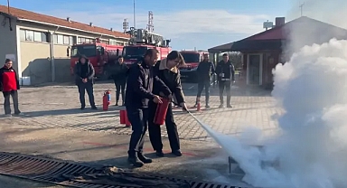 Babaeski Sosyal Hizmetler Müdürlüğü Personeline Yangın Eğitimi