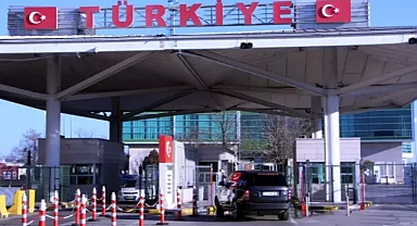 Bulgaristan'a açılan sınır kapılarında dezenfeksiyon sistemi devreye alındı