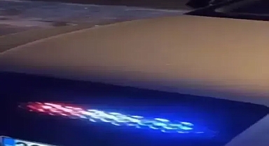 Çakar ve siren sistemli otomobilin sürücüsüne 218 bin lira ceza