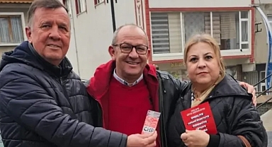 CHP Pınarhisar İlçe Başkanı İsmail Hakkı Kurt'tan Pazar Ziyareti