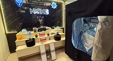Evine kurduğu sistemle uyuşturucu üreten şüpheli tutuklandı