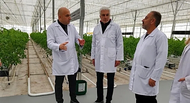 Kırklareli Asilbeyli Köyündeki Jeotermal Sera Ziyaret Edildi