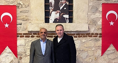 Kırklareli TSO Başkanı Ilık, Eski Defterdar Satılmış Cem Öksüz'ü Misafir Etti