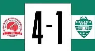 Kırklarelispor Deplasmanda Farklı Kaybetti: 4-1