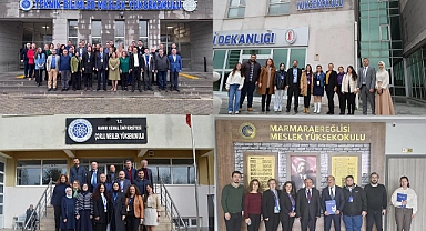 Mesleki Eğitim Değerlendirme ve Akreditasyon Derneği (MEDEK) Tekirdağ Namık Kemal Üniversitesi Meslek Yüksekokullarına Saha Ziyareti Gerçekleştirdi