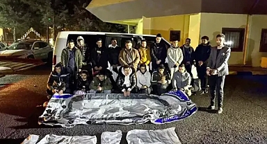 Tekirdağ’da 17 kaçak göçmen yakalandı