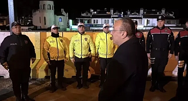 Tekirdağ Valisi Soytürk, görev başındaki personelin yeni yılını kutladı
