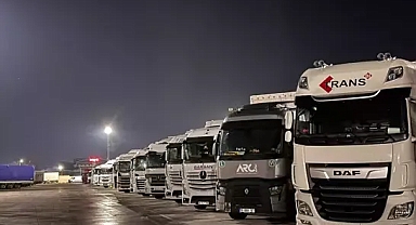 TIR şoförleri, yeni yıla Kapıkule'de girdi