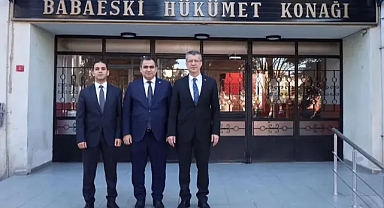 Vize Kaymakamı Balaban’dan Babaeski ve Pehlivanköy Kaymakamlarına Ziyaret