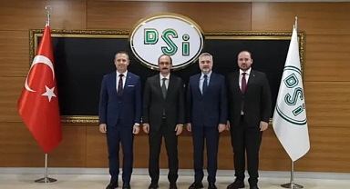 Milletvekili Sarıçam ve Belediye Başkanı Bulut'tan DSİ Genel Müdürüne Ziyaret