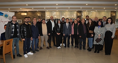 Başkan Çetin, Gazetecilerle Bir Araya Geldi