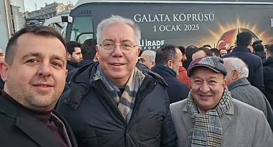 Başkan Dağtaş, Galata Köprüsü’nde Gerçekleşen Tarihi Yürüyüş’e Katıldı