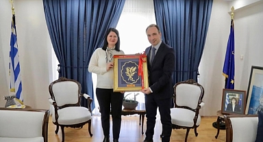 Başkan Filiz Gencan Akın’dan Yunanistan Konsolosluğu’na Ziyaret